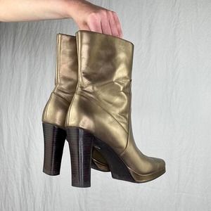 vintage 90s leather boots